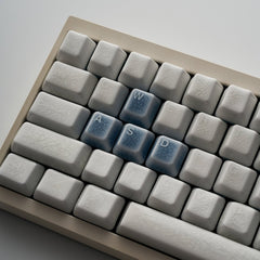 Original-Profile Crackle Ceramic 6.25U Spacebar Keycap,WASD Keycaps