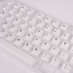 Crackle Ceramic Keycaps Set, OEM Profile 76/114 Keys for Mechanical Keyboard