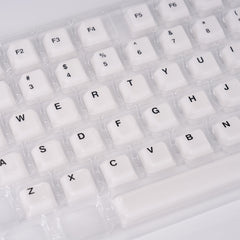 Crackle Ceramic Keycaps Set, OEM Profile 76/114 Keys for Mechanical Keyboard