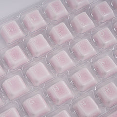 Crackle Ceramic Keycaps Set, OEM Profile 76/114 Keys for Mechanical Keyboard