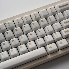 Crackle Ceramic Keycaps Set, OEM Profile 76/114 Keys for Mechanical Keyboard