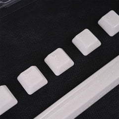 Crackle Ceramic Keycaps Set, OEM Profile 76/114 Keys for Mechanical Keyboard