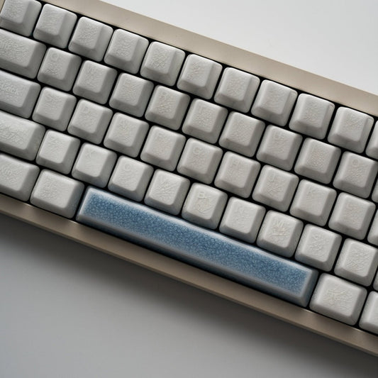 Original-Profile Crackle Ceramic 6.25U Spacebar Keycap,WASD Keycaps