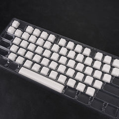 Crackle Ceramic Keycaps Set, OEM Profile 76/114 Keys for Mechanical Keyboard