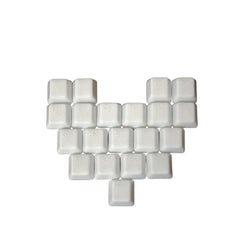 Heart-shaped Crackle Ceramic Keycap Set