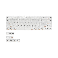 Crystal Texture Ceramic Keycaps, OEM Profile 76/114 keys for Mechanical Keyboard