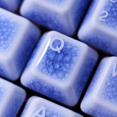 Crackle Ceramic Keycaps Set, OEM Profile 76/114 Keys for Mechanical Keyboard
