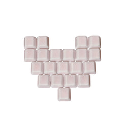 Heart-shaped Crackle Ceramic Keycap Set