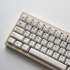 Crackle Ceramic Keycaps Set, OEM Profile 76/114 Keys for Mechanical Keyboard