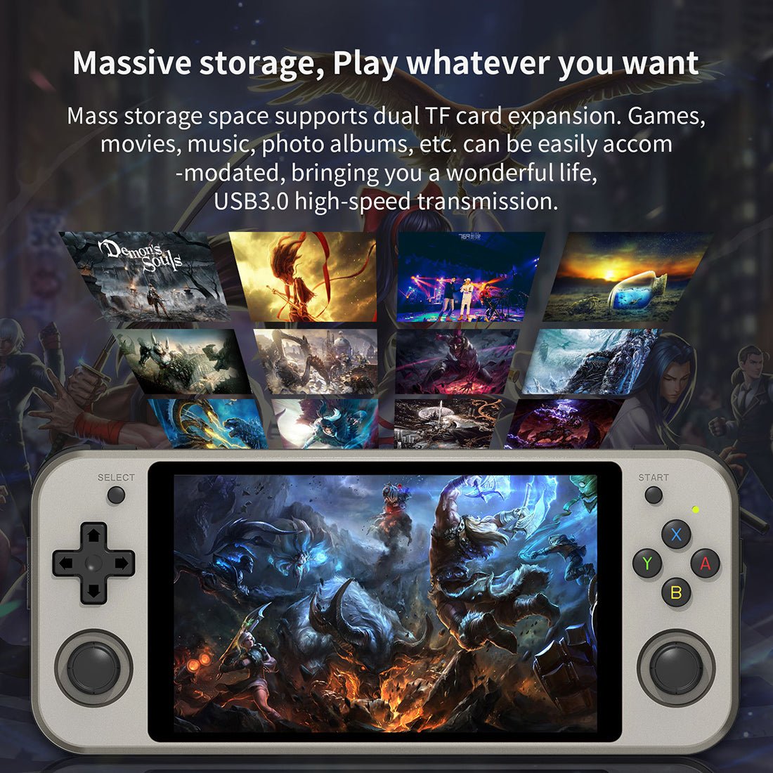 Anbernic RG552 Android Open Source Dual System Game Console