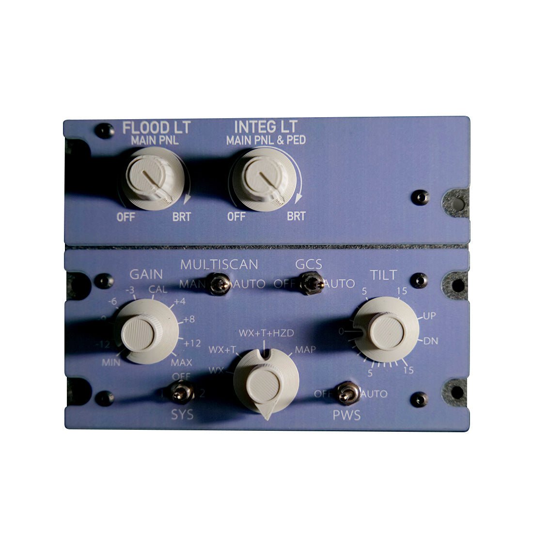 Rowsfire A112 1/1 Scale A32X/A33X/A35X CKPT-LT+WXR-Radar Integrated Panel for MSFS 2020/2024 - Compatible with FENIX, FBW - Windows Flight Sim Home Cockpit