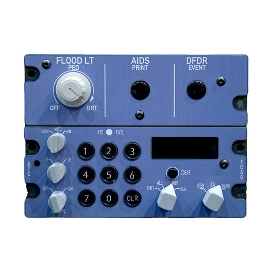 Rowsfire A113 1/1 Scale A32X/A33X/A35X CKPT-LT+DFOR+ATC Integrated Panel for MSFS 2020/2024 - Compatible with FENIX, FBW - Windows Flight Sim Home Cockpit(Pre-sale)