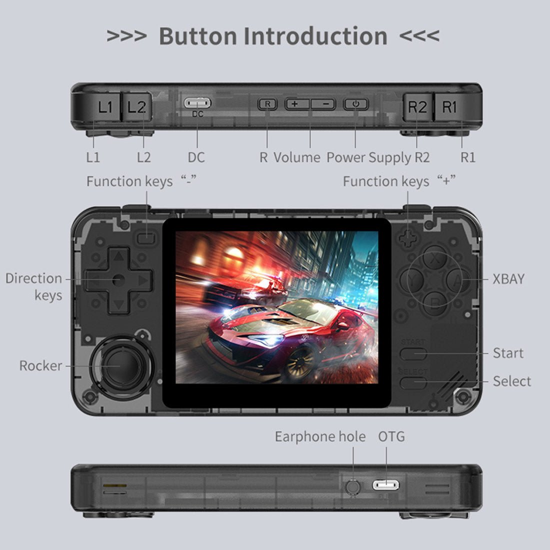thumbnail image 2 of Keyboy Retro Handheld Game Console – 15000+ Built-in Games, Plug & Play, Great Gift Idea 2 of 5