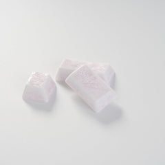 Crystal Texture Ceramic Keycaps, OEM Profile 76/114 keys for Mechanical Keyboard