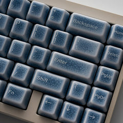 Crackle Ceramic Keycaps Set, OEM Profile 76/114 Keys for Mechanical Keyboard
