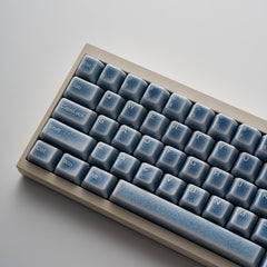 Crackle Ceramic Keycaps Set, OEM Profile 76/114 Keys for Mechanical Keyboard