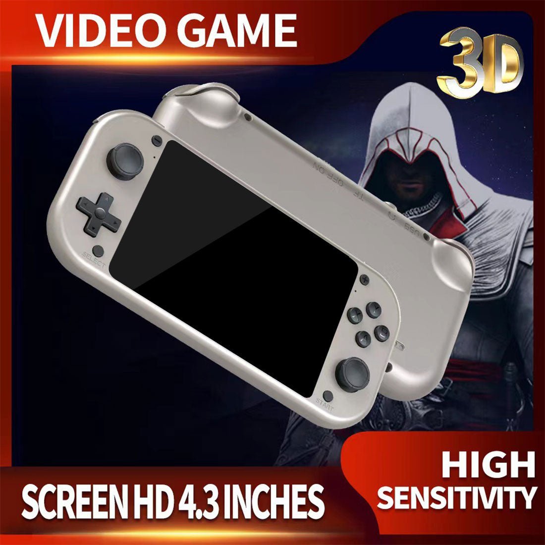 M17 4.3-inch Handheld Game Console