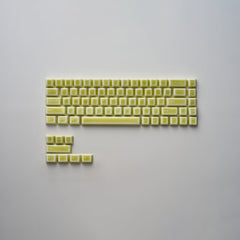 Crackle Ceramic Keycaps Set, OEM Profile 76/114 Keys for Mechanical Keyboard