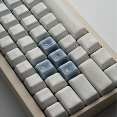 Original-Profile Crackle Ceramic 6.25U Spacebar Keycap,WASD Keycaps