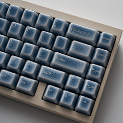 Crackle Ceramic Keycaps Set, OEM Profile 76/114 Keys for Mechanical Keyboard