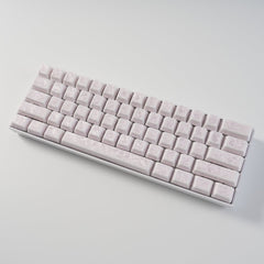 Crystal Texture Ceramic Keycaps, OEM Profile 76/114 keys for Mechanical Keyboard