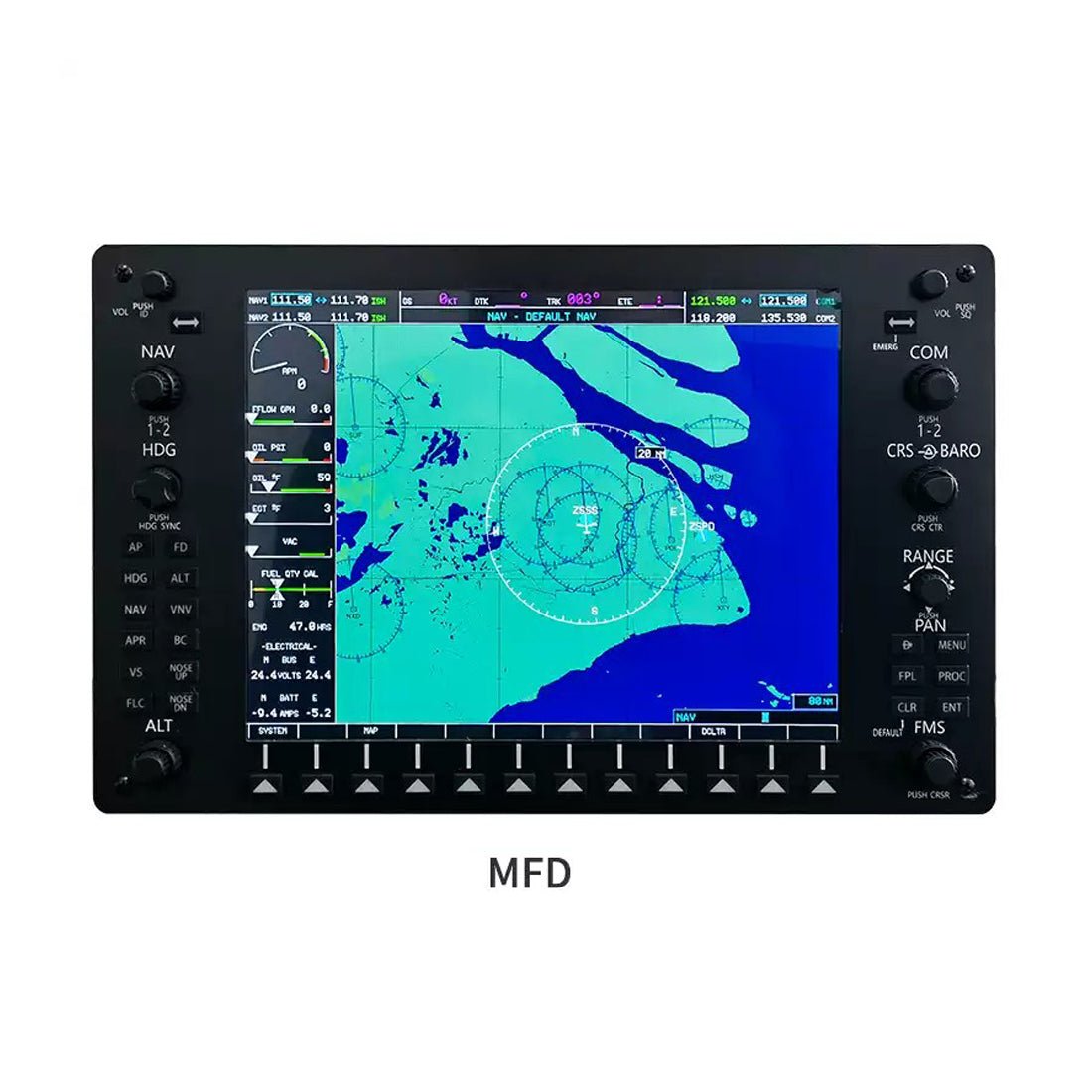 Avionic Panal 1/1 Scale G1000 Integrated Avionics 3-Piece Panel Set (PFD+MFD+Audio ...