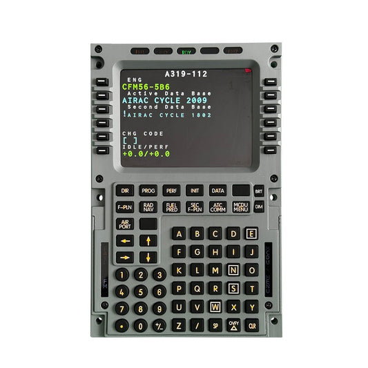 1/1 Scale Metal A320 MCDU Home Cockpit Panel for X-Plane, MSFS 2020/2024, Compatible with Toliss A310/A320, FENIX/FBW/FSL A320