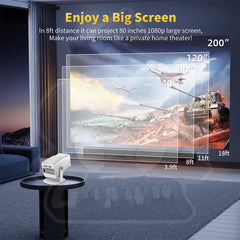 1080P 2-in-1 Projector Game Console