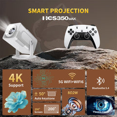 1080P 2-in-1 Projector Game Console