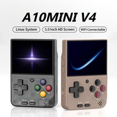 A10MINI 2.8-inch / A10MINI V4 3-Inch Retro Vertical Handheld Console with WiFi Wireless Connectivity