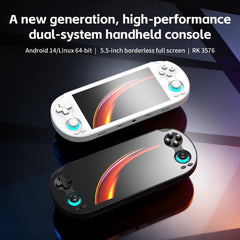 Anbernic RG VITA PRO 5.5 Inch Retro Handheld Game Console, Dual System, RK3576