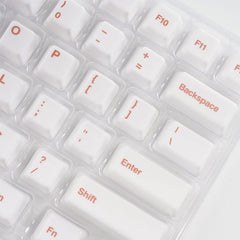 Ceramic Keycap Set 96 Keys for 61/67/68 Mechanical Keyboards