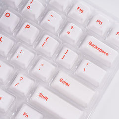 Ceramic Keycap Set 96 Keys for 61/67/68 Mechanical Keyboards
