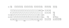 Ceramic Keycap Set 96 Keys for 61/67/68 Mechanical Keyboards