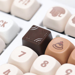 Chocolate Coffee Resin Keycap