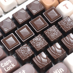 Chocolate Coffee Resin Keycap