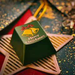 Christmas/Halloween Original-Profile 220-Grit Anodizing Aluminum Alloy Keycaps for R4-1U ESC Row (3PCS)