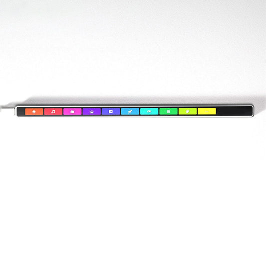 Customizable Touch Bar, Touch Screen Keyboard for Gaming, Streaming & Office