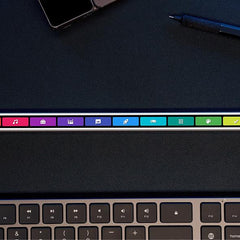 Customizable Touch Bar, Touch Screen Keyboard for Gaming, Streaming & Office