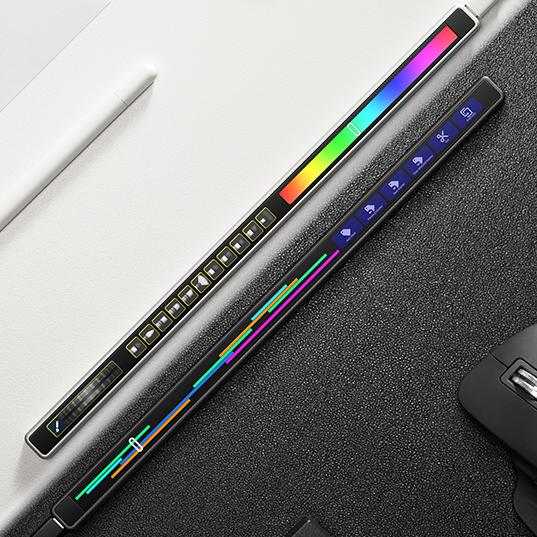 Touchscreen Keyboard Display Customizable Touch Bar, Touch Screen Keyboard for Gaming, Streaming ...