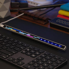 Customizable Touch Bar, Touch Screen Keyboard for Gaming, Streaming & Office