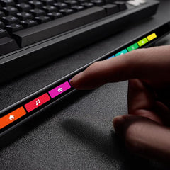 Customizable Touch Bar, Touch Screen Keyboard for Gaming, Streaming & Office