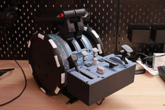 D107 A320 A310 A190 Motorized Throttle-Quadrant for Flight Sim - Backlit, Full Range Motion, Compatible with MSFS2020/2024, X-Plane, Fenix, FBW, toliss - Windows Home Cockpit Panel(Pre-sale: 1 month)