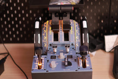 D107 A320 A310 A190 Motorized Throttle-Quadrant for Flight Sim - Backlit, Full Range Motion, Compatible with MSFS2020/2024, X-Plane, Fenix, FBW, toliss - Windows Home Cockpit Panel(Pre-sale: 1 month)