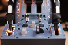 D107 A320 A310 A190 Motorized Throttle-Quadrant for Flight Sim - Backlit, Full Range Motion, Compatible with MSFS2020/2024, X-Plane, Fenix, FBW, toliss - Windows Home Cockpit Panel(Pre-sale: 1 month)