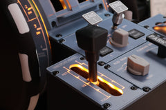 D107 A320 A310 A190 Motorized Throttle-Quadrant for Flight Sim - Backlit, Full Range Motion, Compatible with MSFS2020/2024, X-Plane, Fenix, FBW, toliss - Windows Home Cockpit Panel(Pre-sale: 1 month)