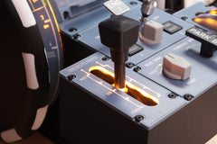 D107 A320 A310 A190 Motorized Throttle-Quadrant for Flight Sim - Backlit, Full Range Motion, Compatible with MSFS2020/2024, X-Plane, Fenix, FBW, toliss - Windows Home Cockpit Panel(Pre-sale: 1 month)