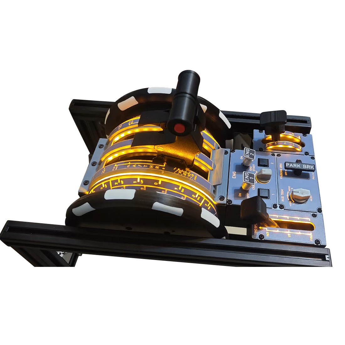 D107 A32X A31X A19X Motorized Throttle-Quadrant for Flight Sim - Backlit, Full Range Motion, Compatible with MSFS2020/2024, X-Plane, Fenix, FBW, toliss - Windows Home Cockpit Panel(Pre-sale: 1 month)