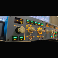 D108 All-in-One A32X Home Cockpit Panel - Integrated FCU+Left EFIS+ECAM/Gear/Auto-Brake Warnings for Windows MSFS2020, X-Plane 12 (Fenix, FBW, Toliss)Pre-sale: 15 days