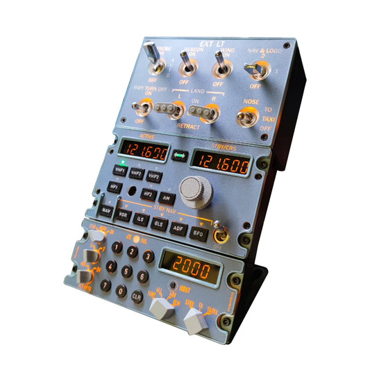 D109 All-in-One A32X Home Cockpit Panel - Integrated RMP+Lighting+ATC for Windows MSFS2020/2024, X-Plane 12 (Fenix, FBW, Toliss) Pre-sale: 1 month